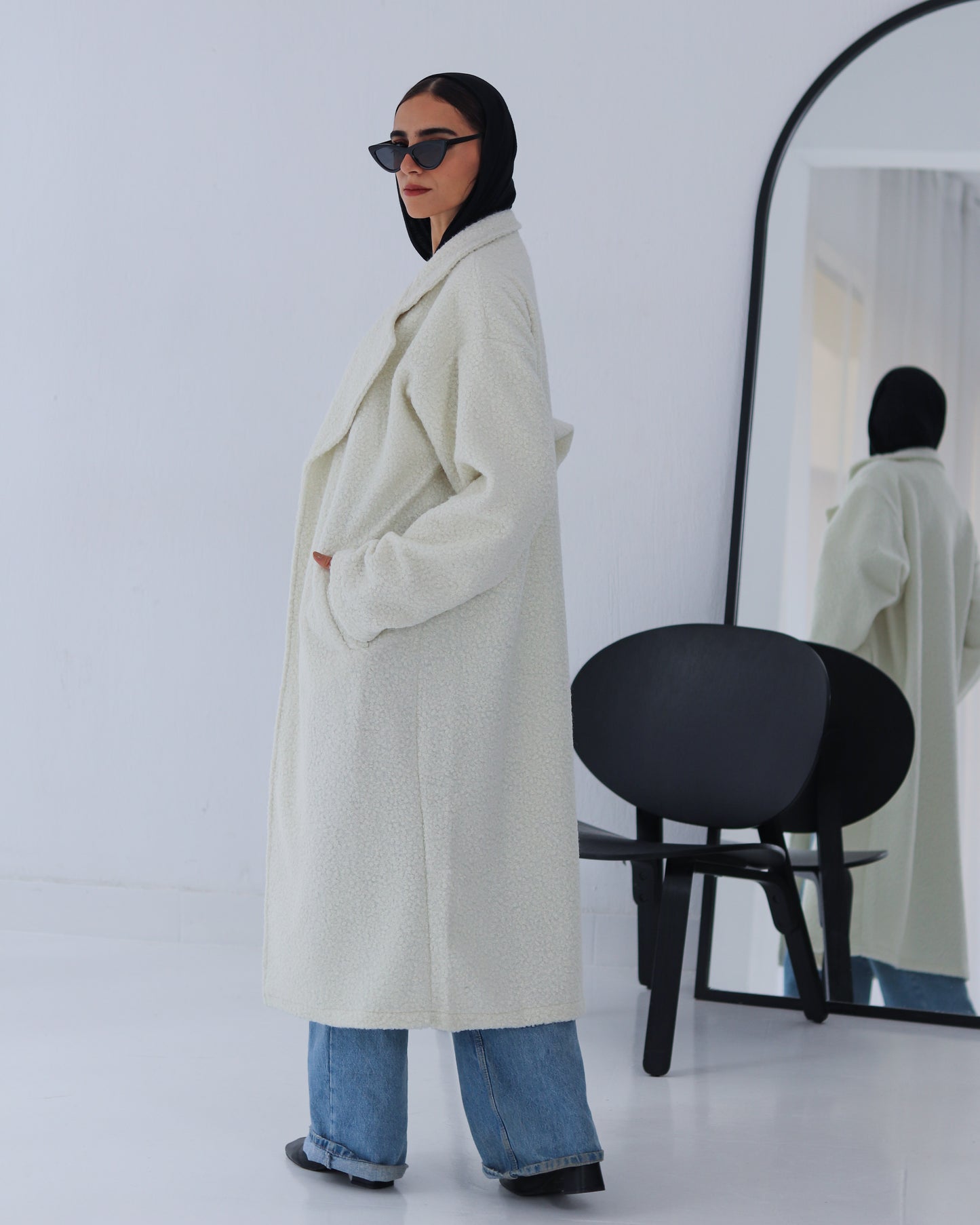 Classic Teddy Coat - Off White