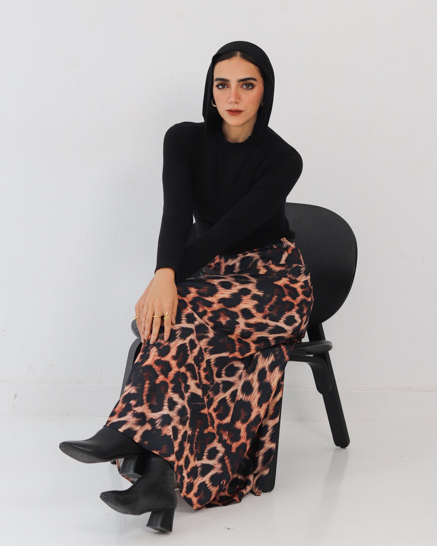 Animl Print Skirt