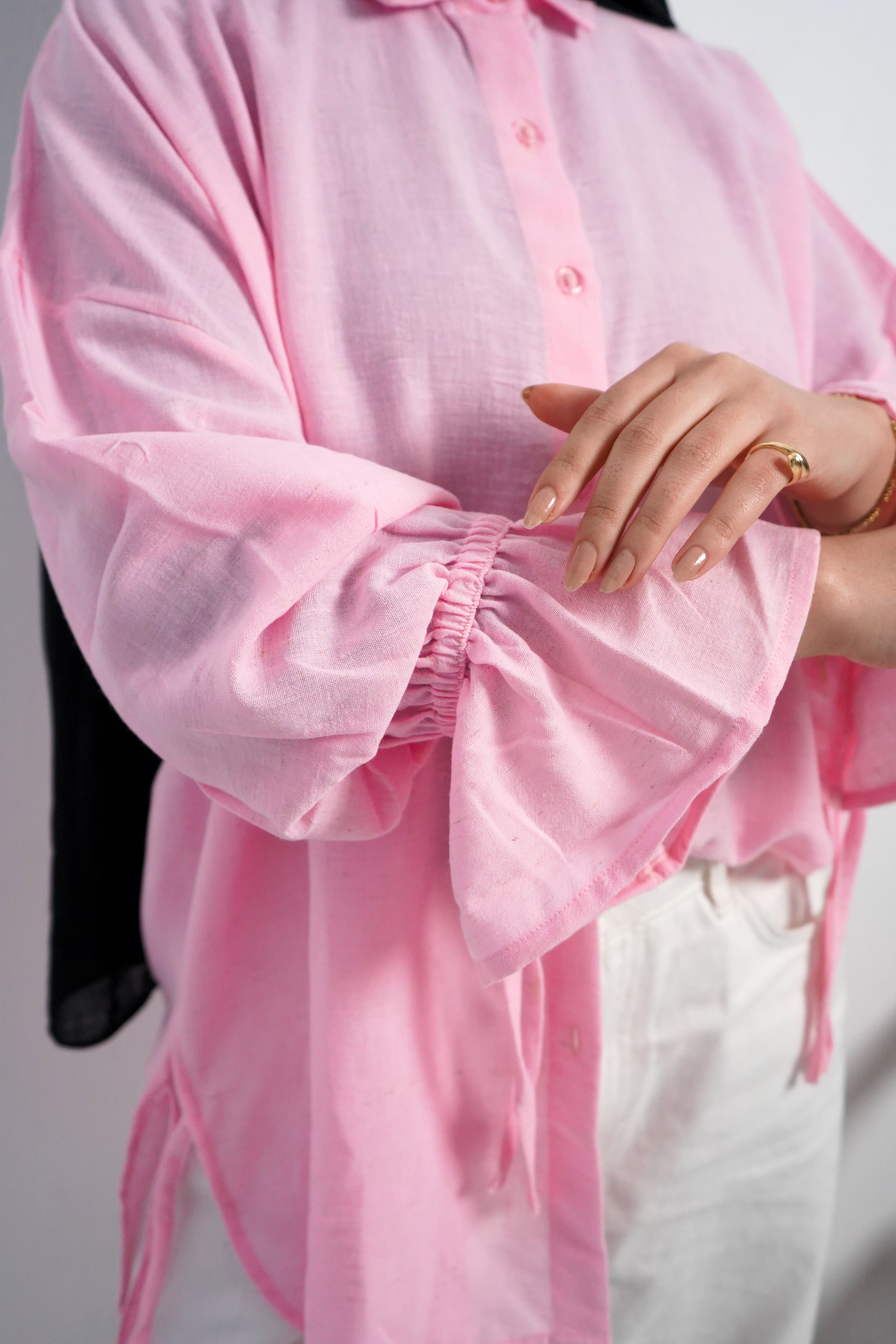 Crunchy Blouse -Pink