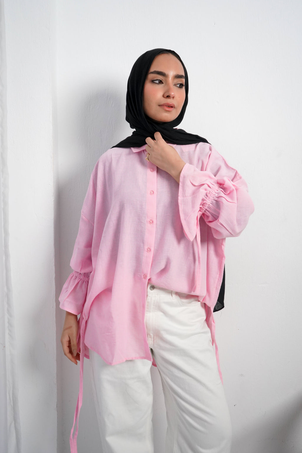 Crunchy Blouse -Pink