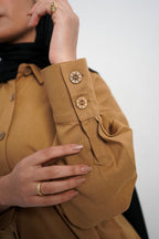 Pure Linen Shirt - Camel
