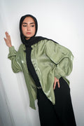 Glittery Shirt - Mint Green