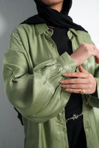 Glittery Shirt - Mint Green
