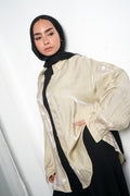 Glittery Shirt - Beige