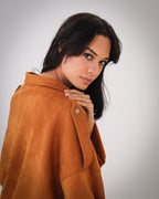 Cool Cropped Jacket -Camel