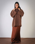 Soft Fur Pullover - Brown