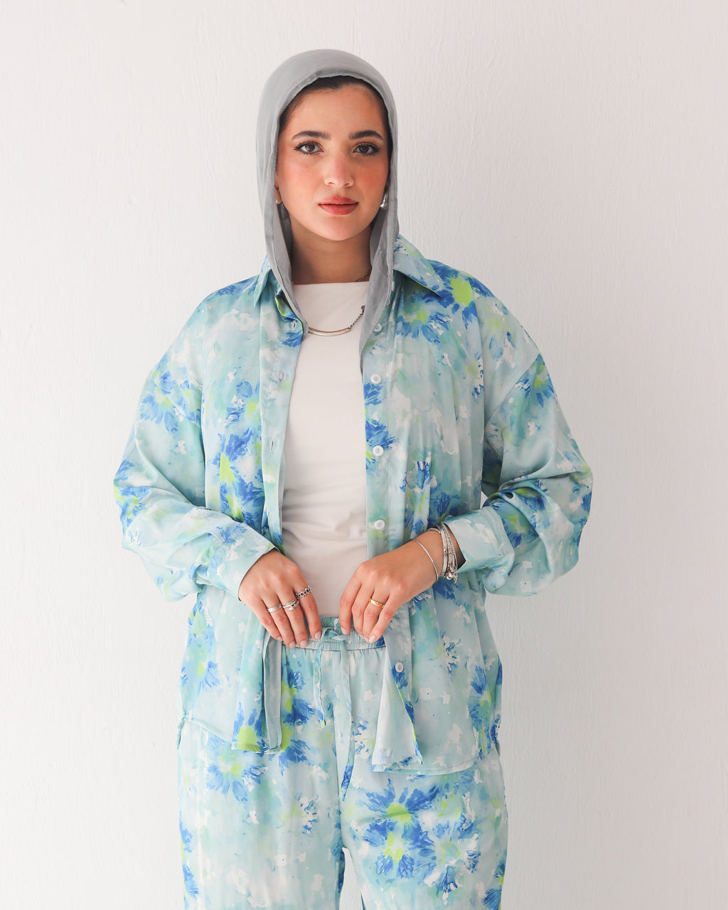 Ocean Satin Set