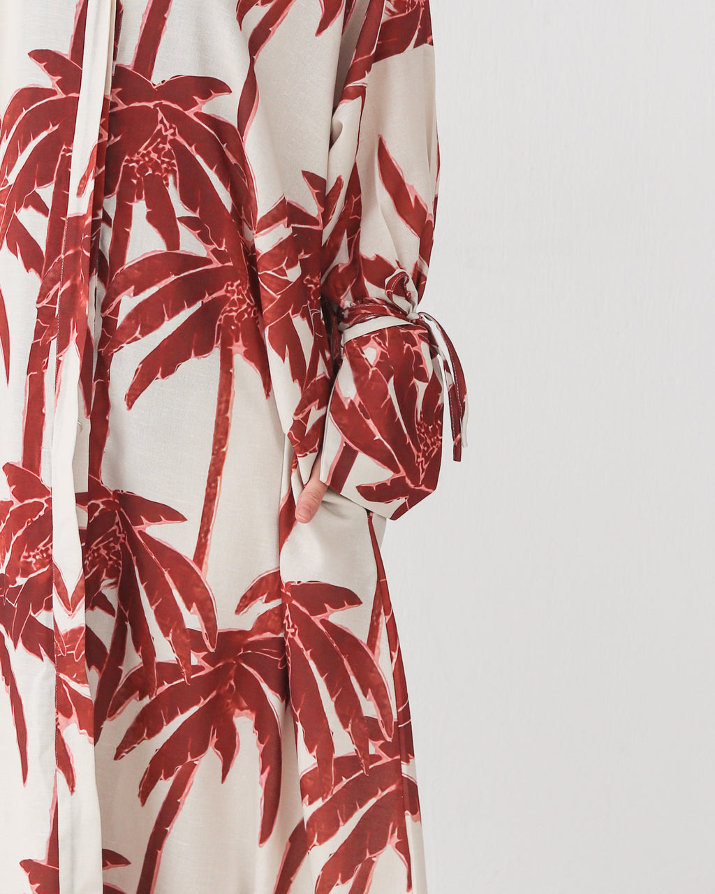 Palm Shirt Dress