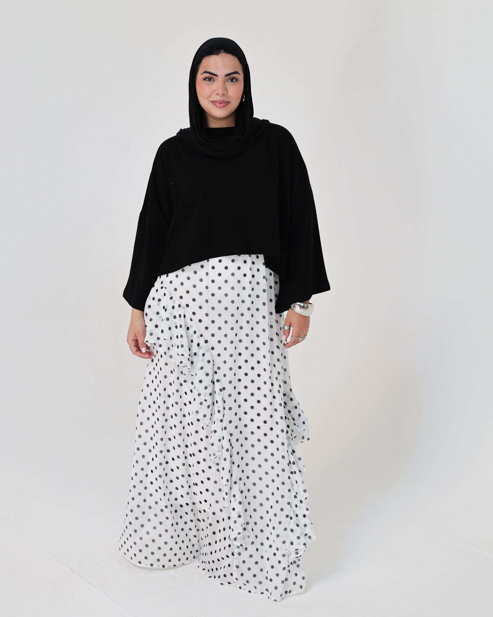 Dots ruffles Skirt
