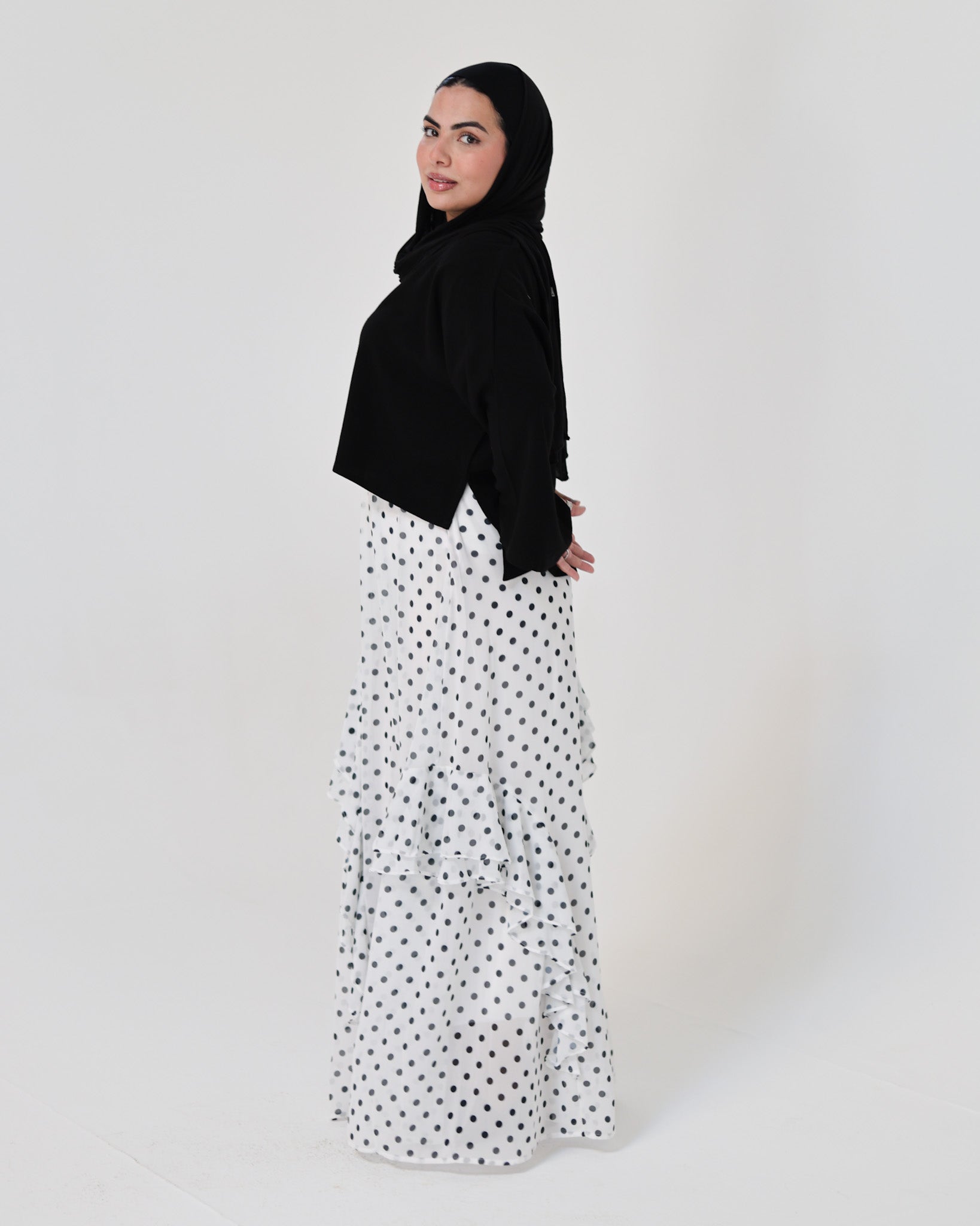 Dots ruffles Skirt