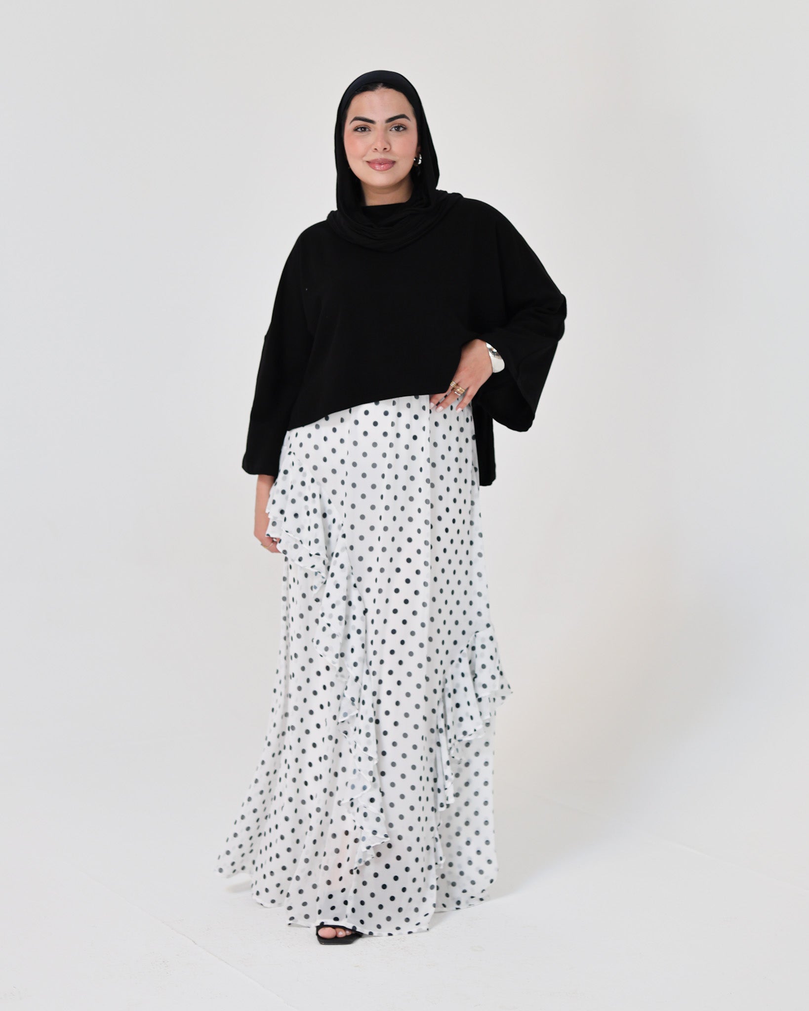 Dots ruffles Skirt