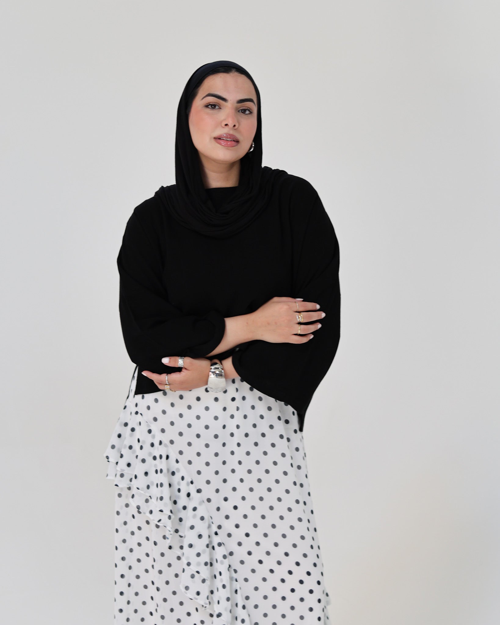 Dots ruffles Skirt