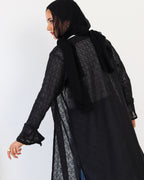 Crochet Cardigan - Black