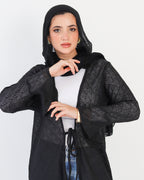 Crochet Cardigan - Black