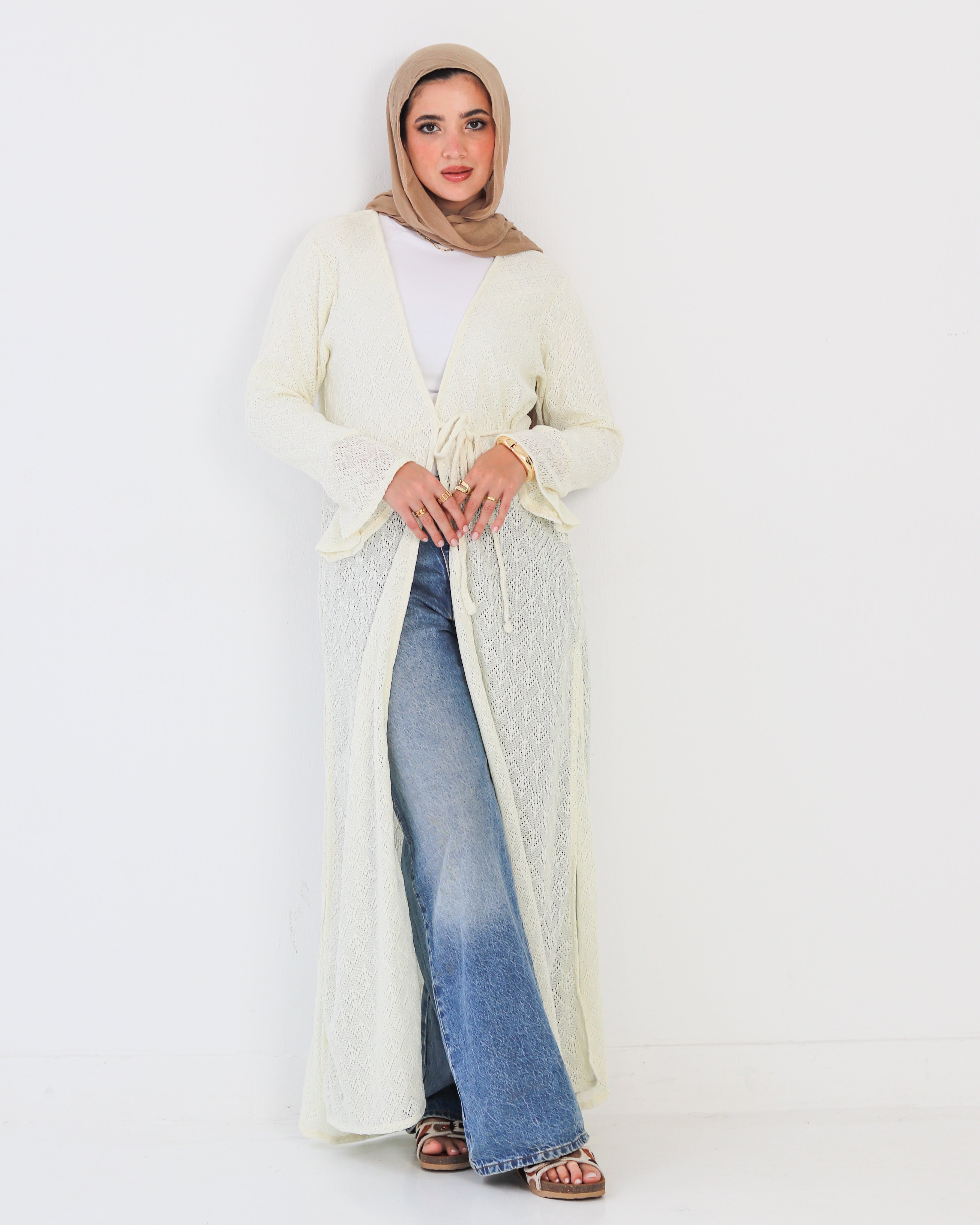 Crochet Cardigan - Off White