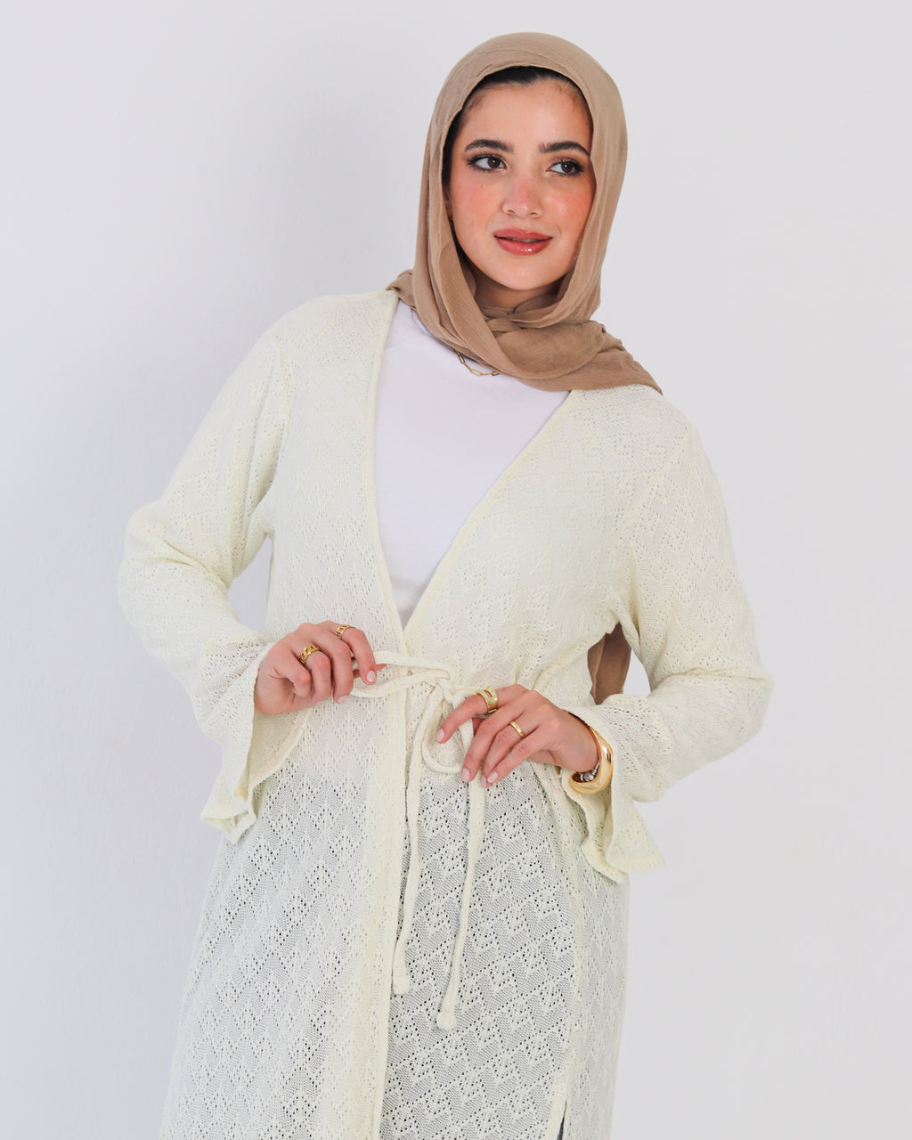 Crochet Cardigan - Off White