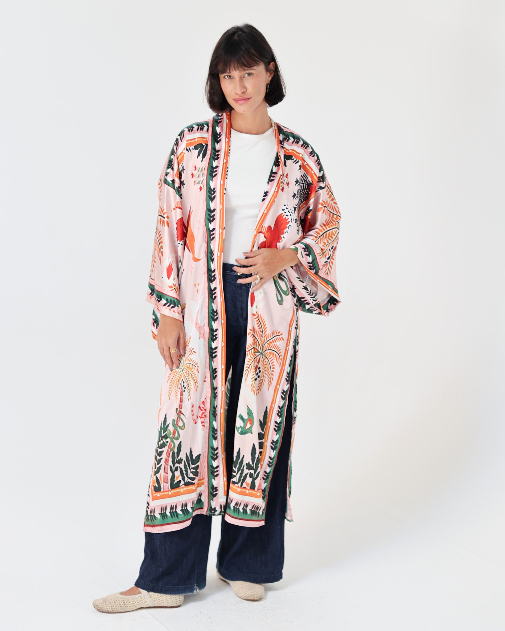 Palma Satin Cardigan