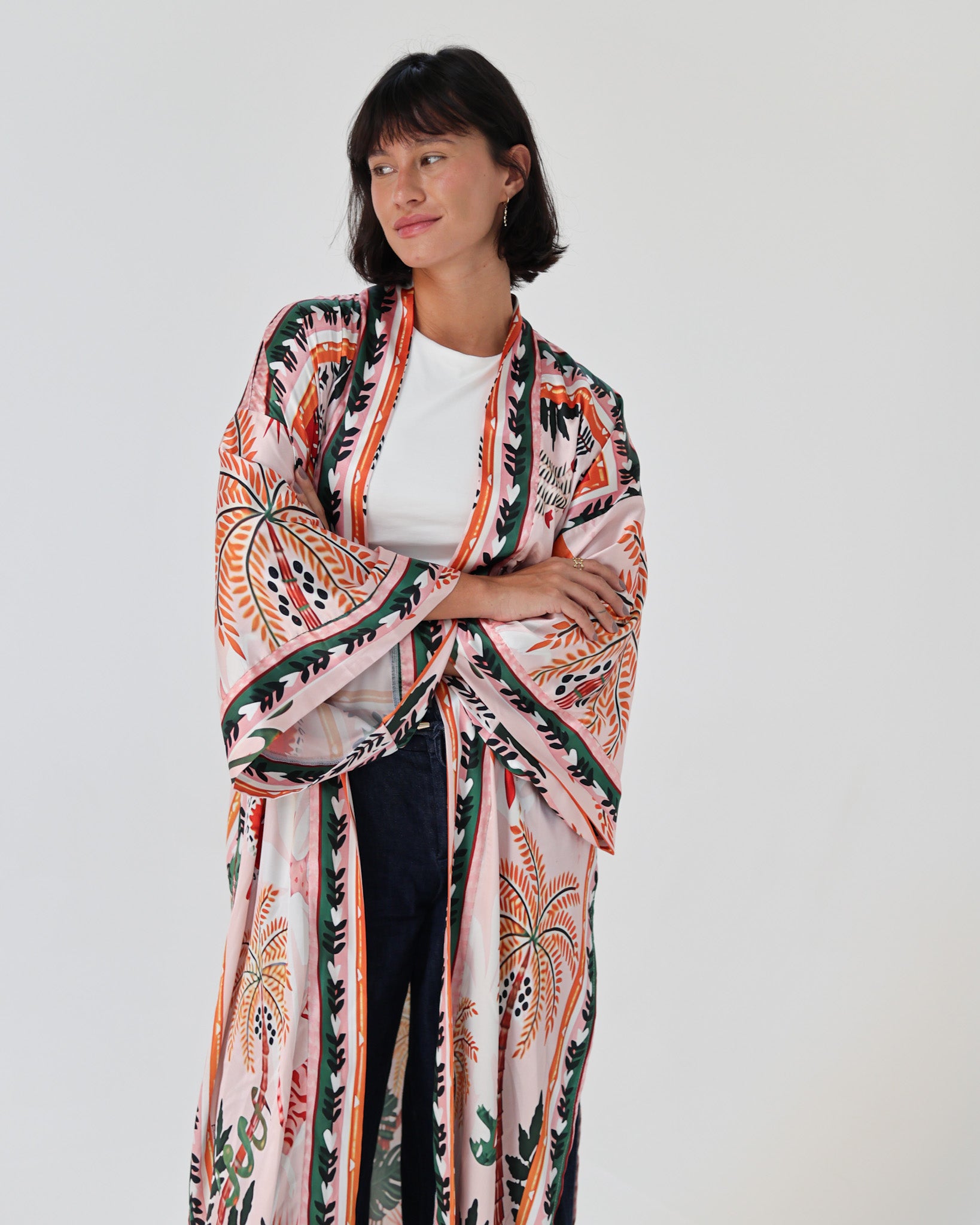 Palma Satin Cardigan