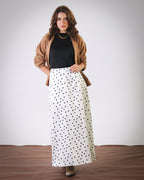 Dots Satin Skirt