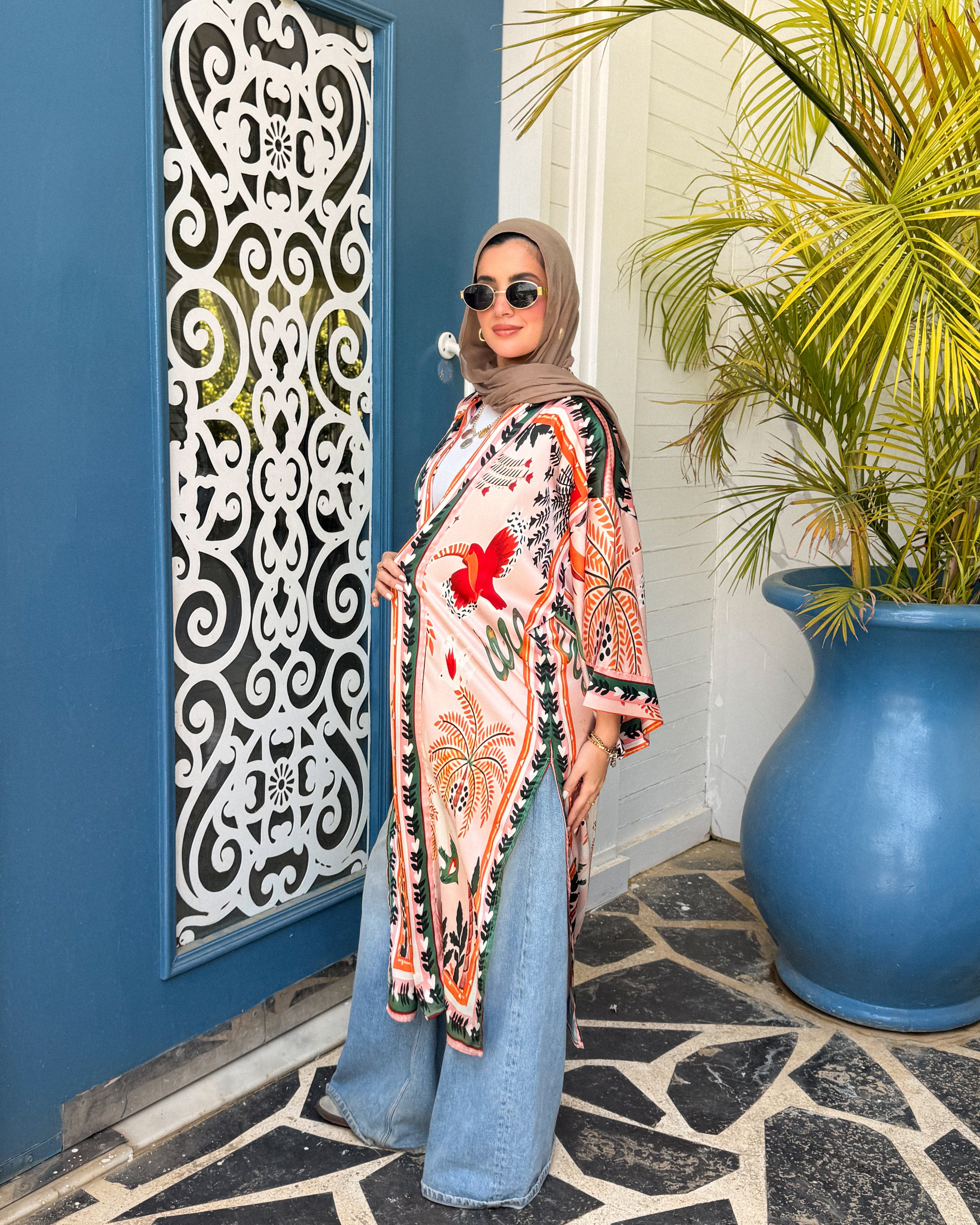 Palma Satin Cardigan