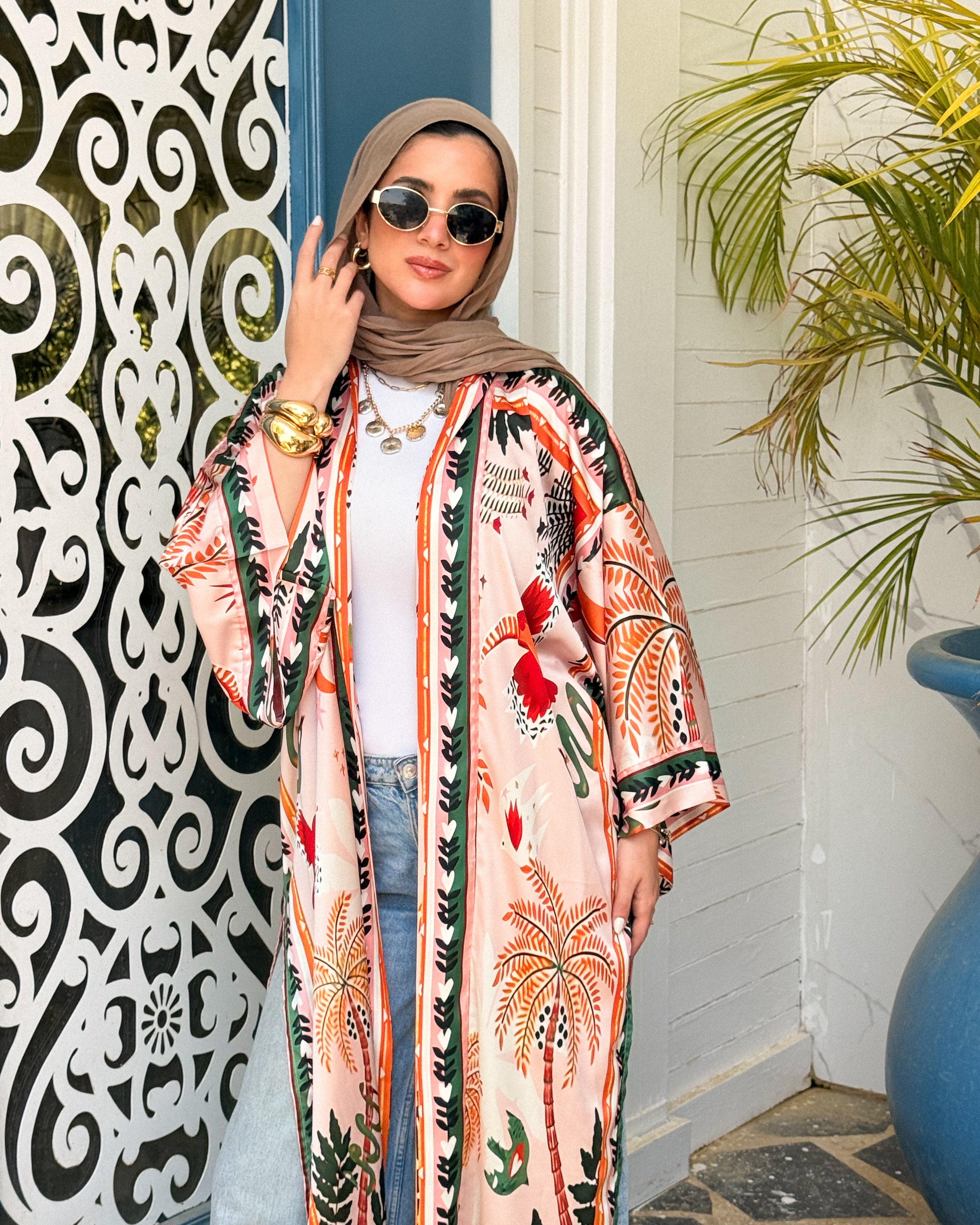 Palma Satin Cardigan