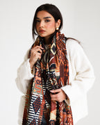 White Coca Shawl