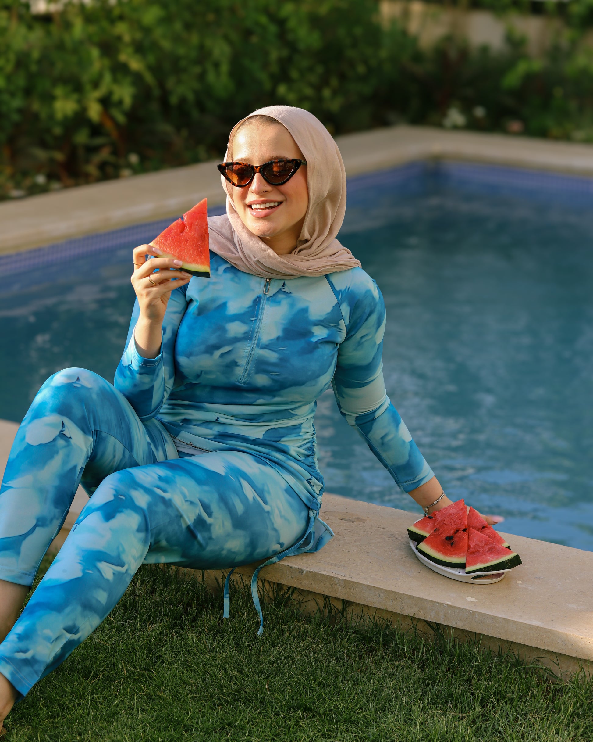 Ocean Burkini - Blue