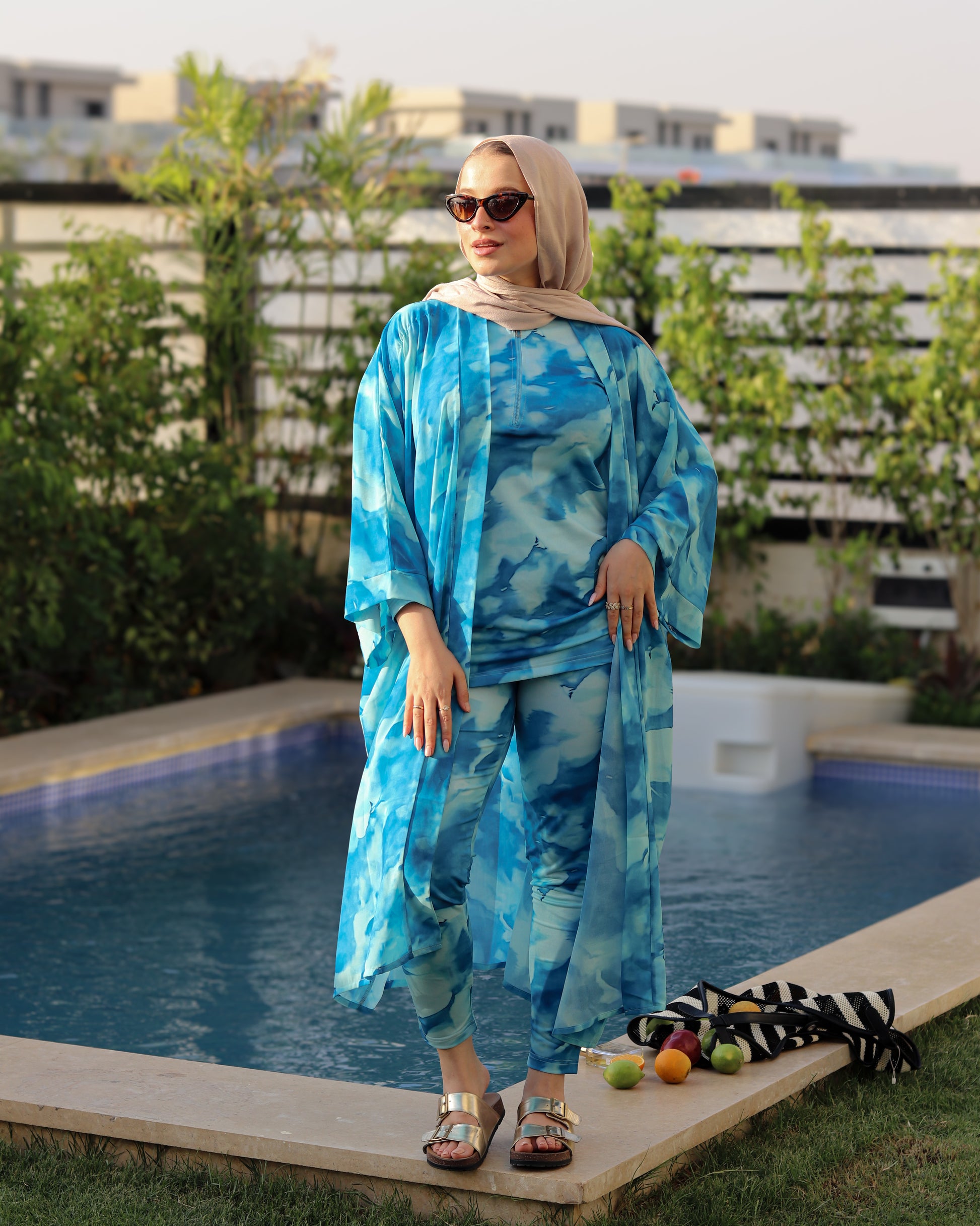 Ocean Kimono - Blue