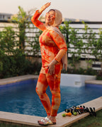 Sunset Burkini - Orange