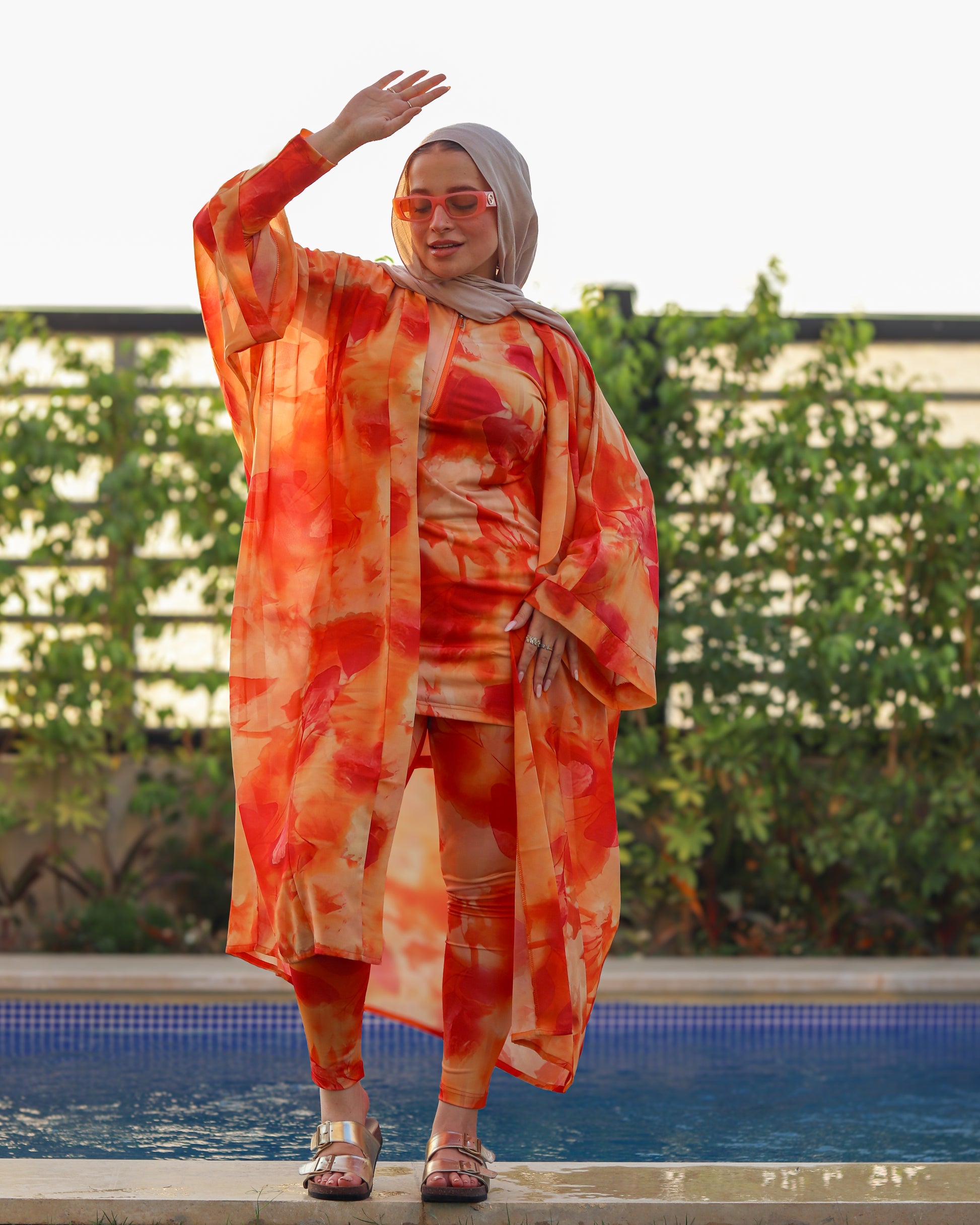 Sunset Kimono - Orange