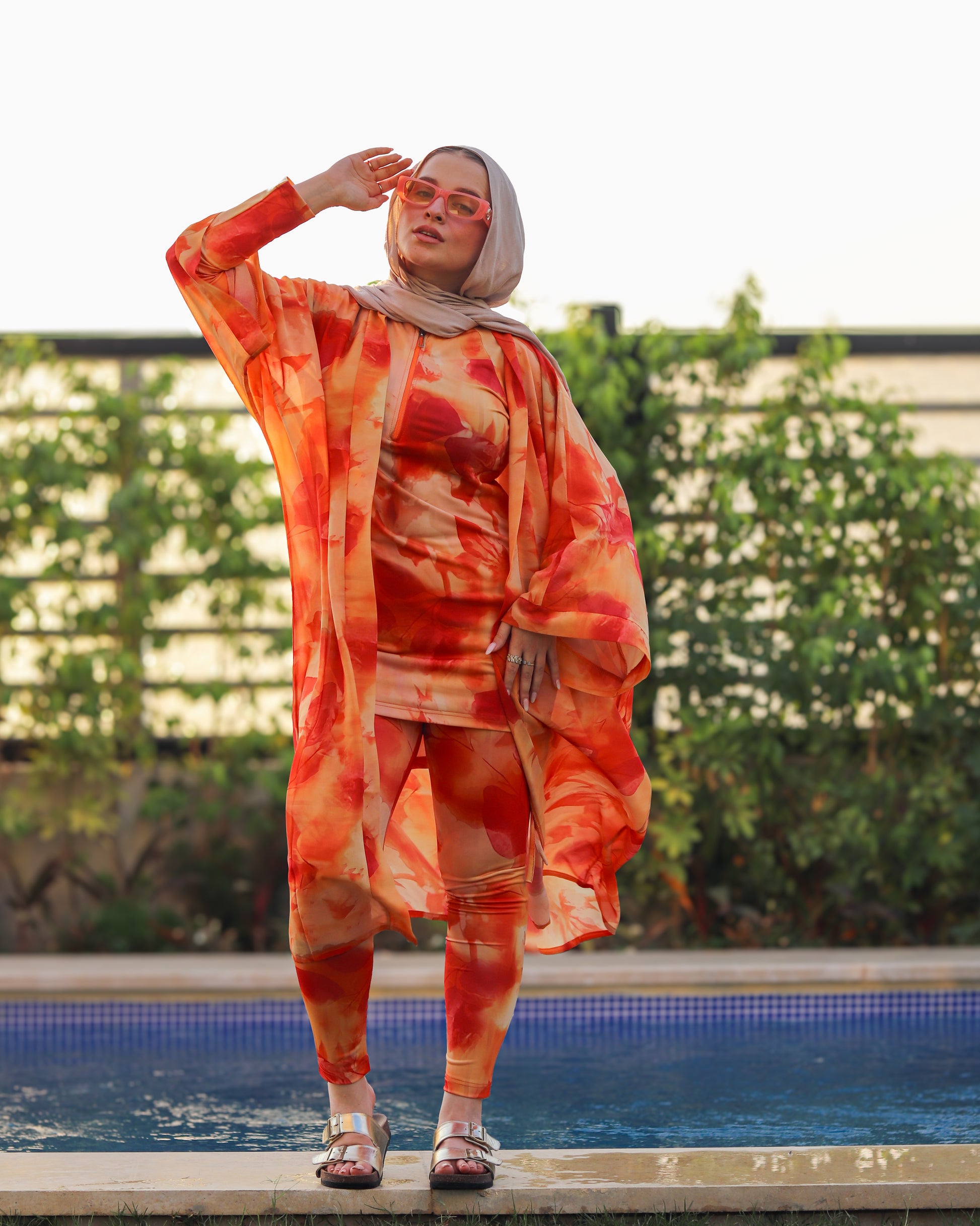Sunset Kimono - Orange
