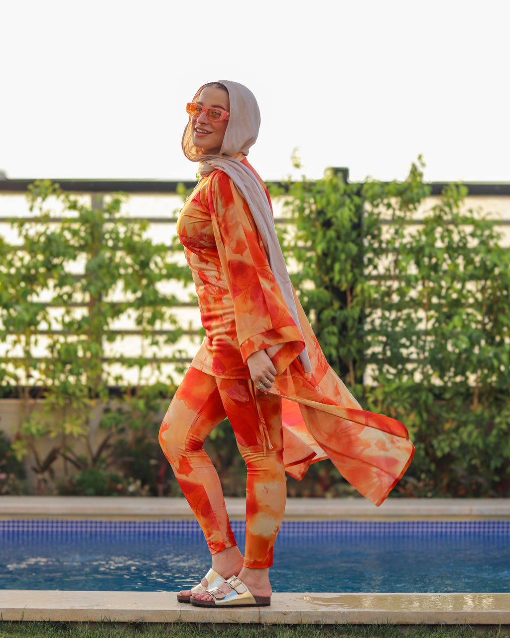Sunset Kimono - Orange