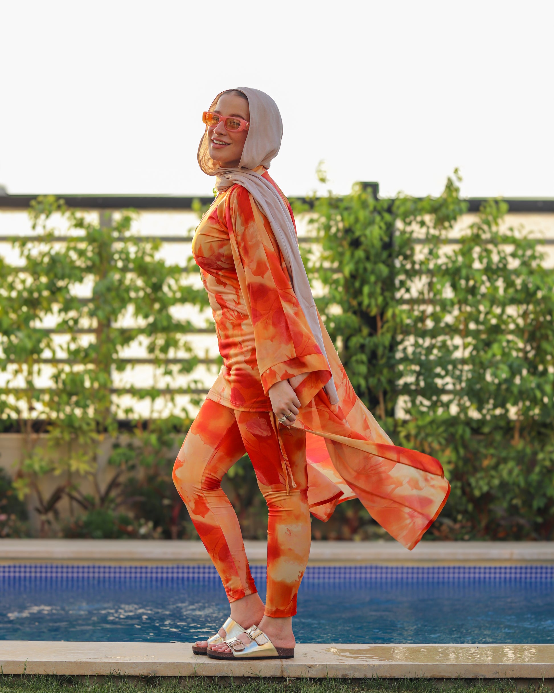 Sunset Kimono - Orange