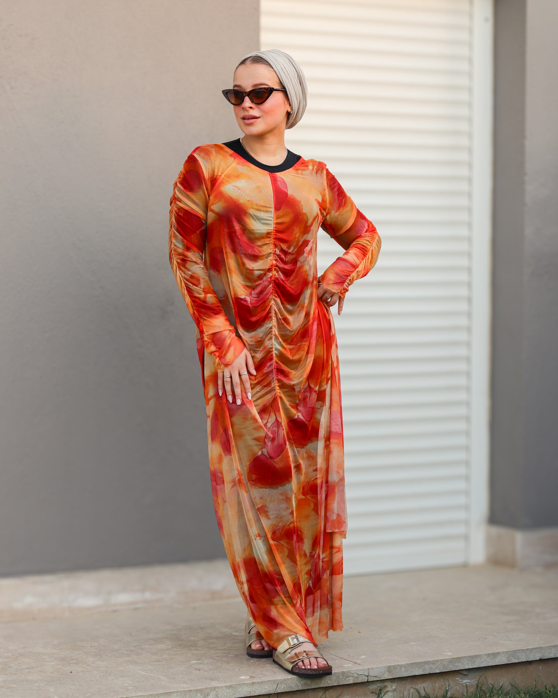 Sunset Cover Up  - Orange