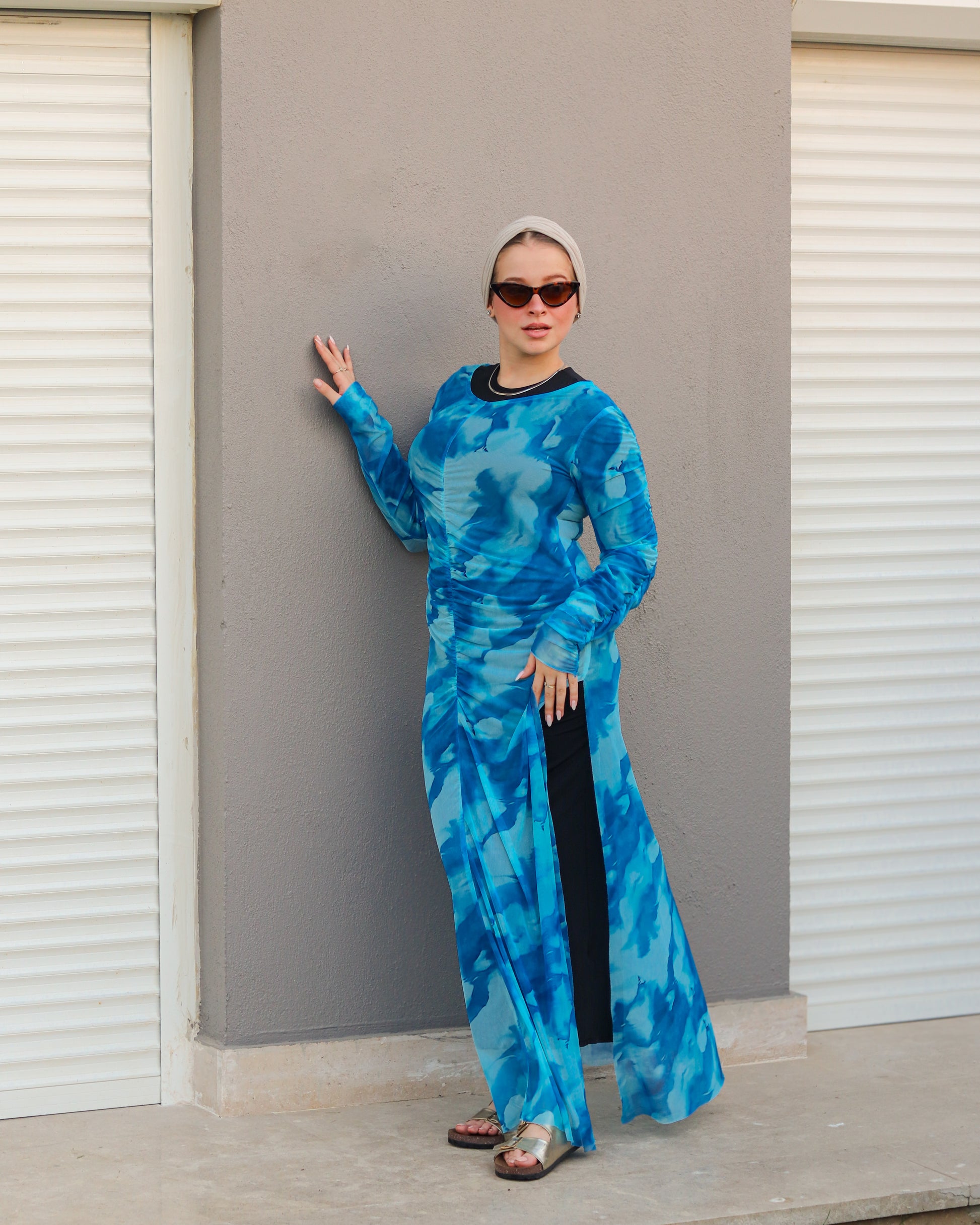 Ocean Cover Up  - Blue