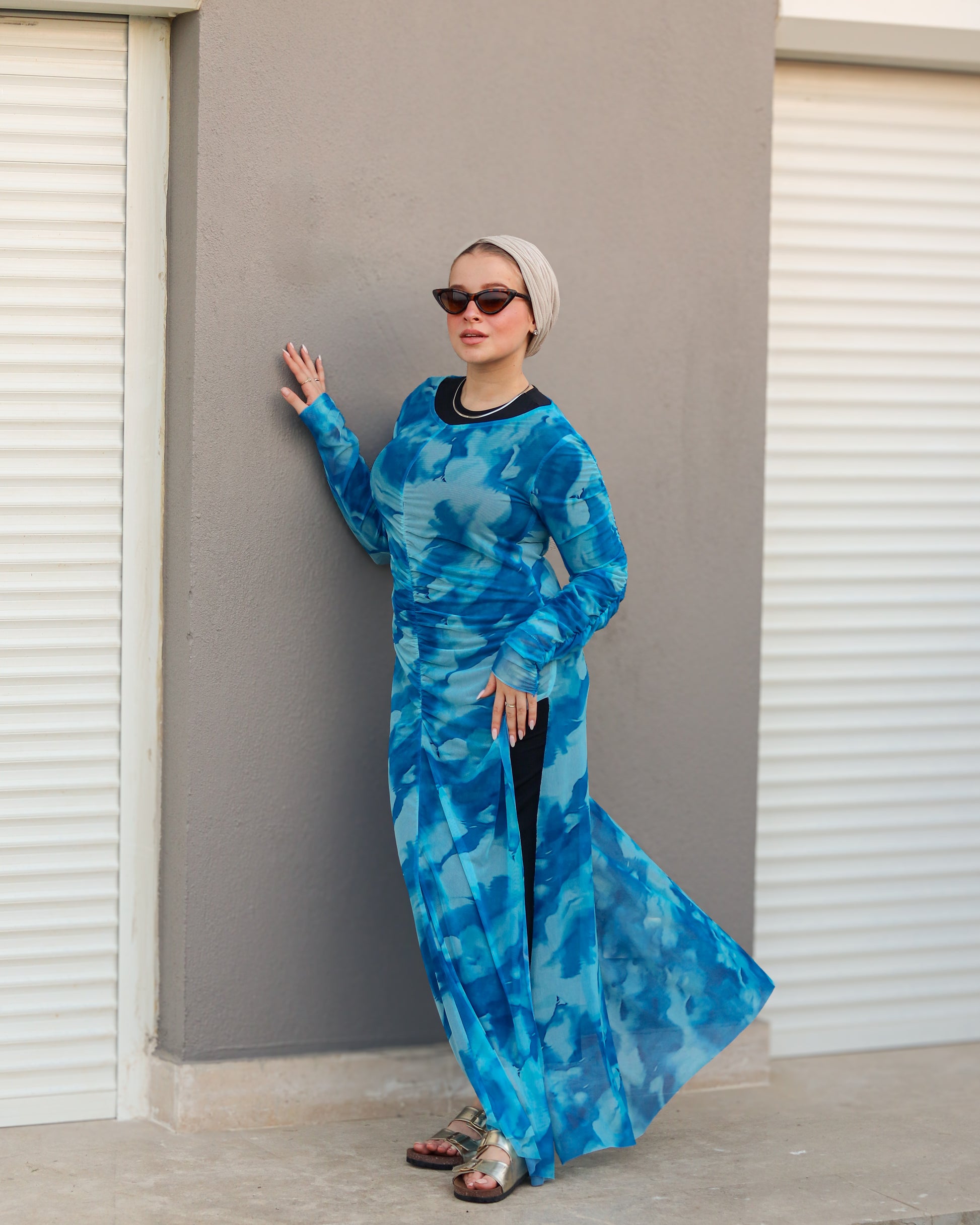 Ocean Cover Up  - Blue
