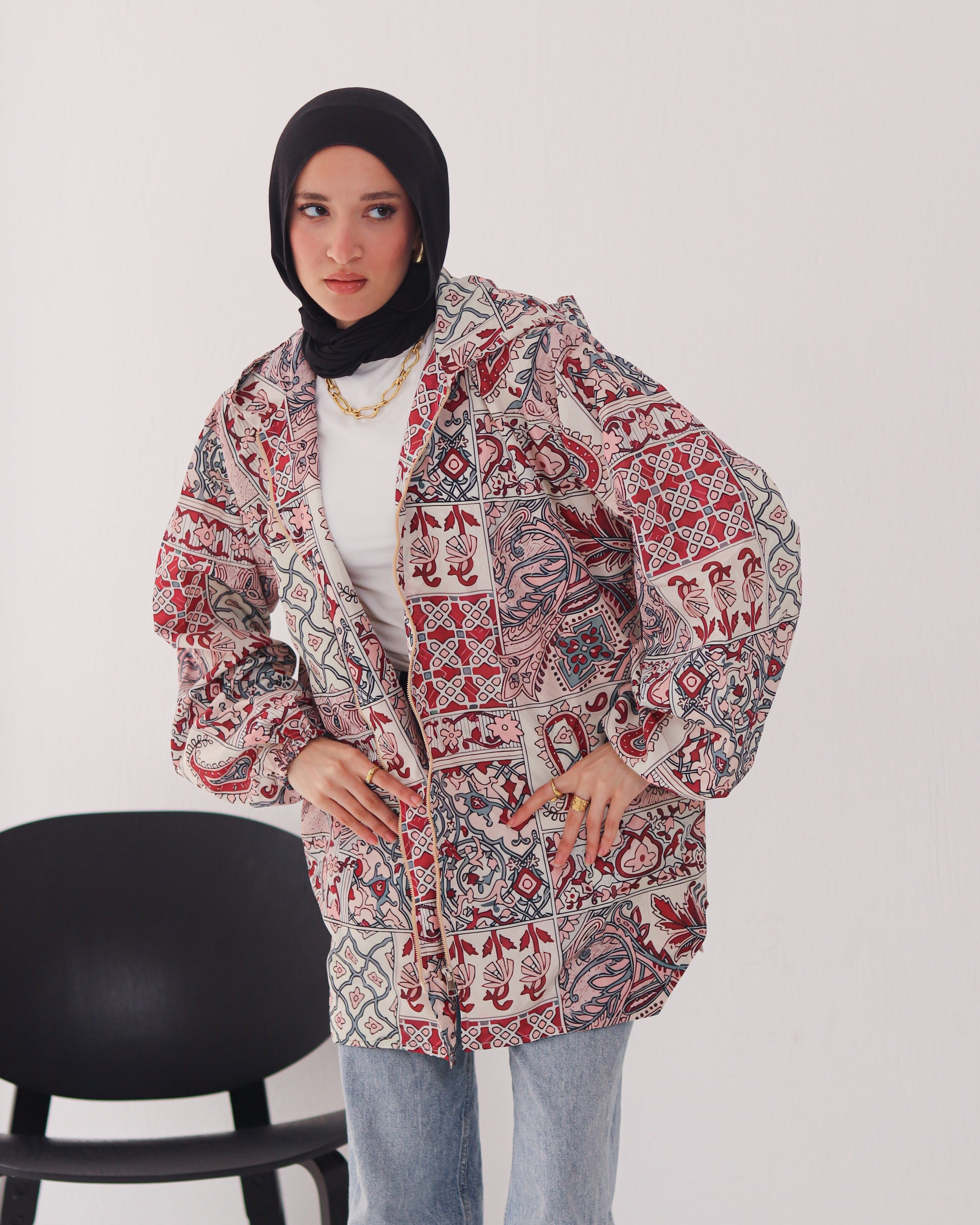 Maroon Waterproof Jacket