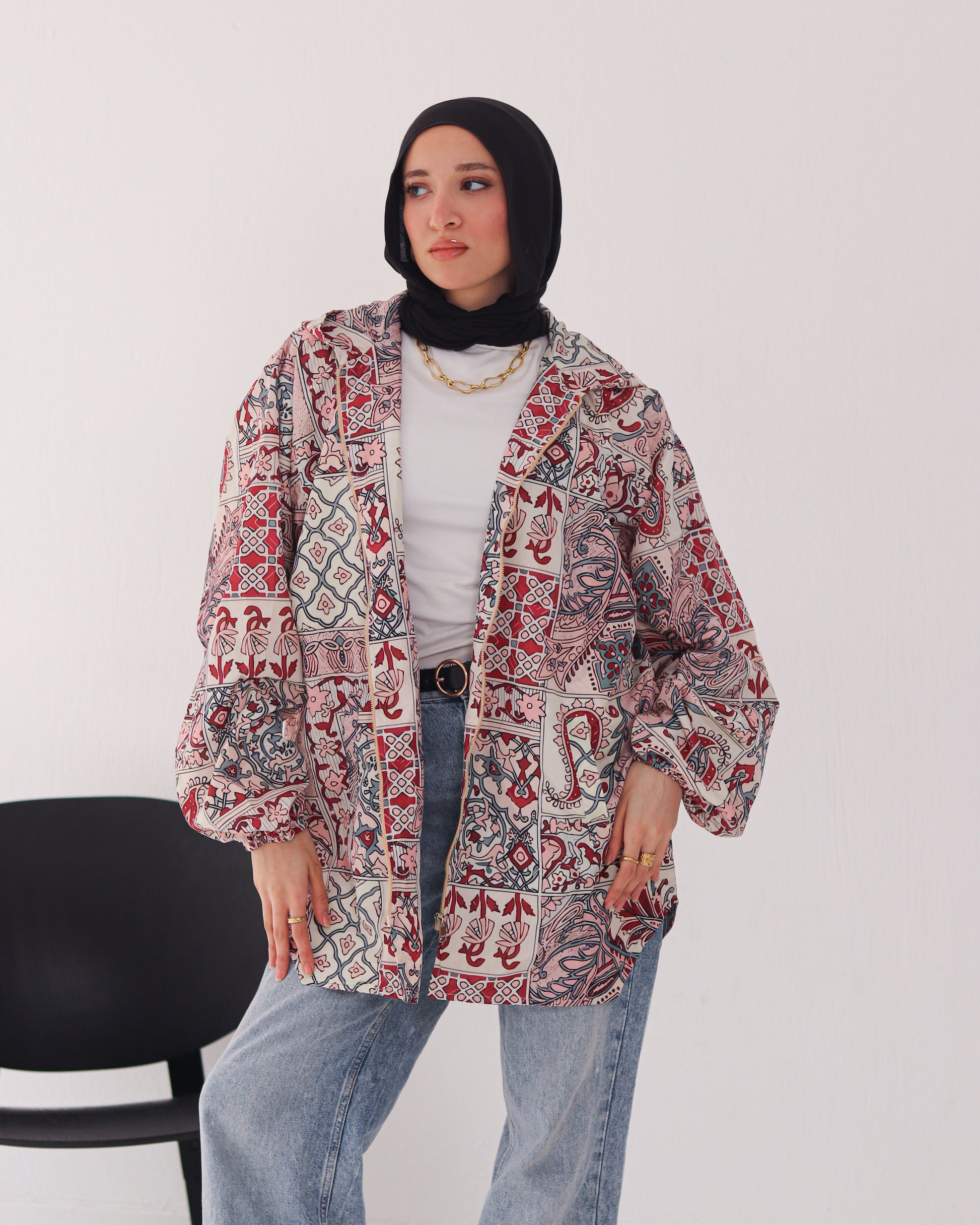 Maroon Waterproof Jacket