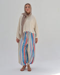 Striped Linen Pant - Colorful