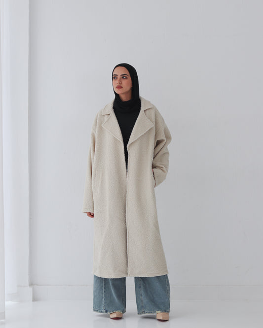 Classic Teddy Coat - Beige