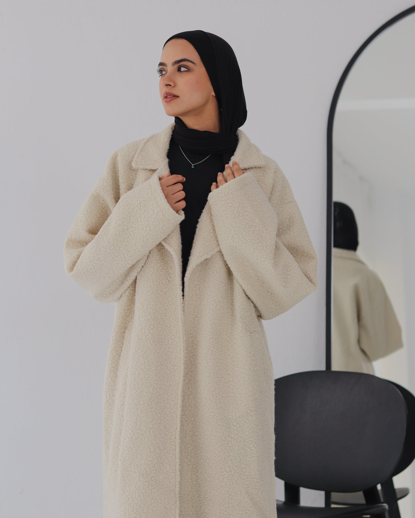 Classic Teddy Coat - Beige