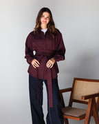 Regular Fit with round Blet Blouse