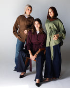 Regular Fit with round Blet Blouse