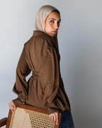 Regular Fit with round Blet Blouse