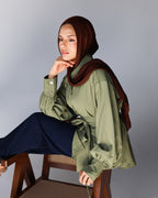 Regular Fit with round Blet Blouse