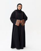 Noor Abaya - Black & Brwon