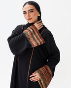 Noor Abaya - Black & Brwon